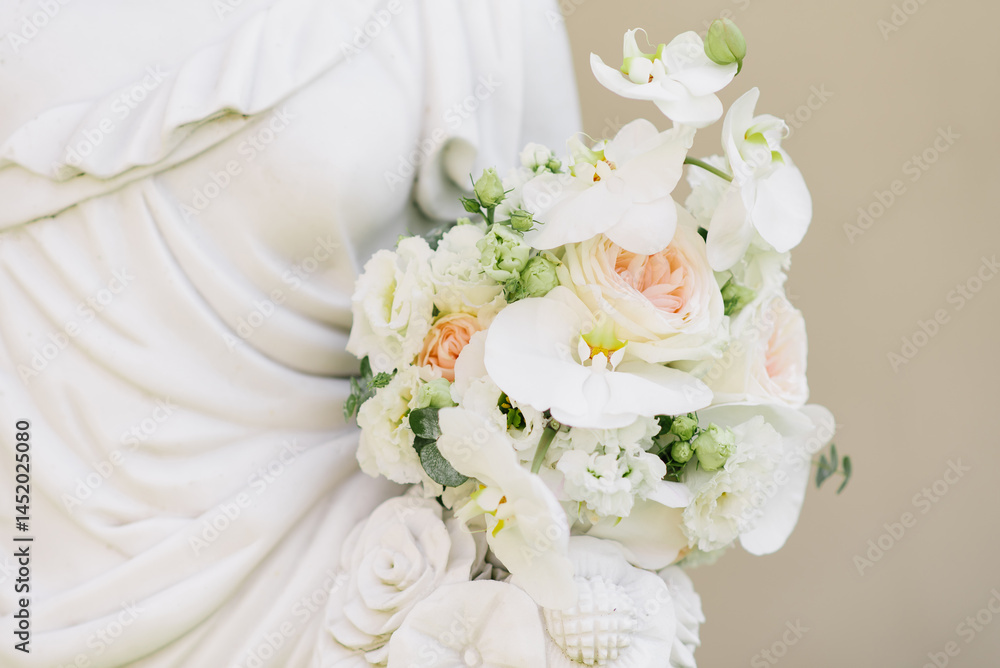 Detailed View Of Pastel Floral Arrangement