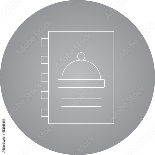 Menu icon single vector illustration