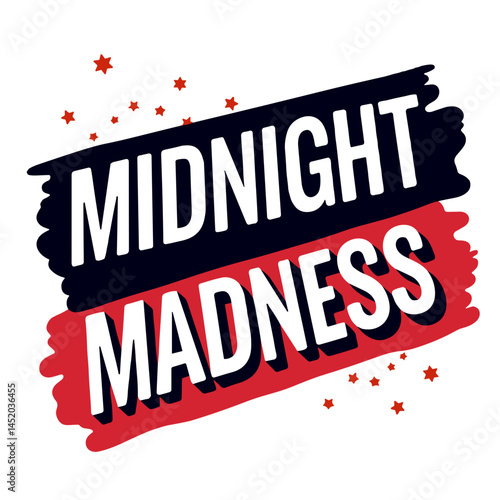 Midnight Madness banner evokes urgency and hype, Black Friday deals