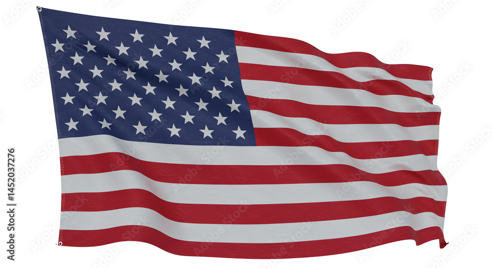 Fototapeta premium United States of America national flag