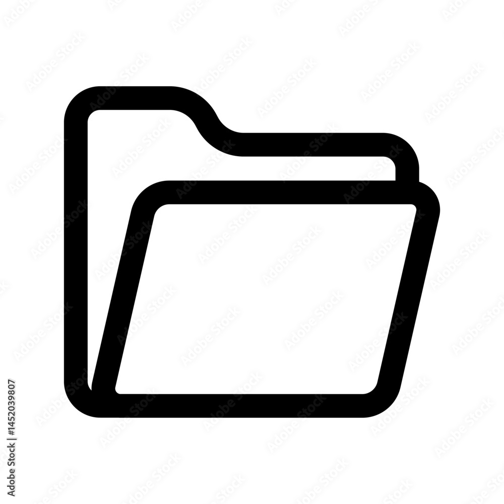 Outline icon of variety folder Outline icon of variety folder