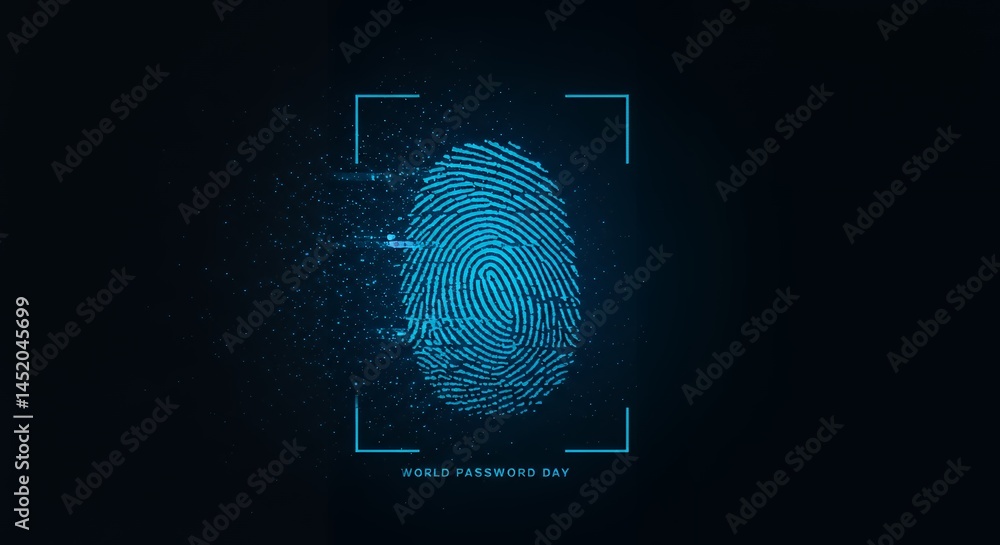 Fingerprint Scanning with Digital Light Effect for Secure Access