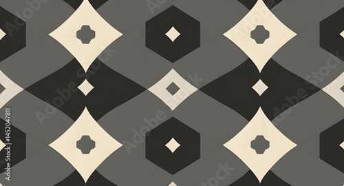 seamless pattern with embroidery pattern