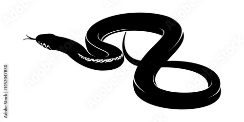 snake vector illustration on white background 2