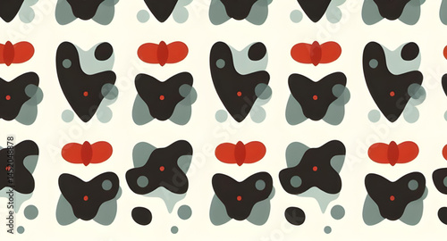 seamless pattern with embroidery pattern