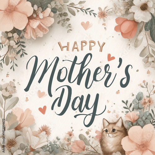 A heartfelt Mother's Day banner with 