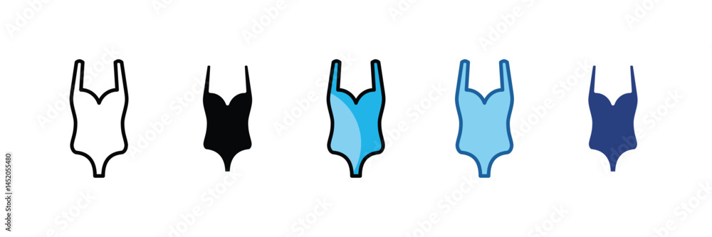 Obraz premium Swimsuit Icon Element For Design
