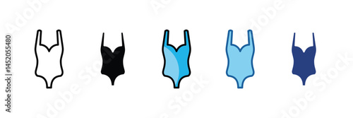 Swimsuit  Icon Element For Design