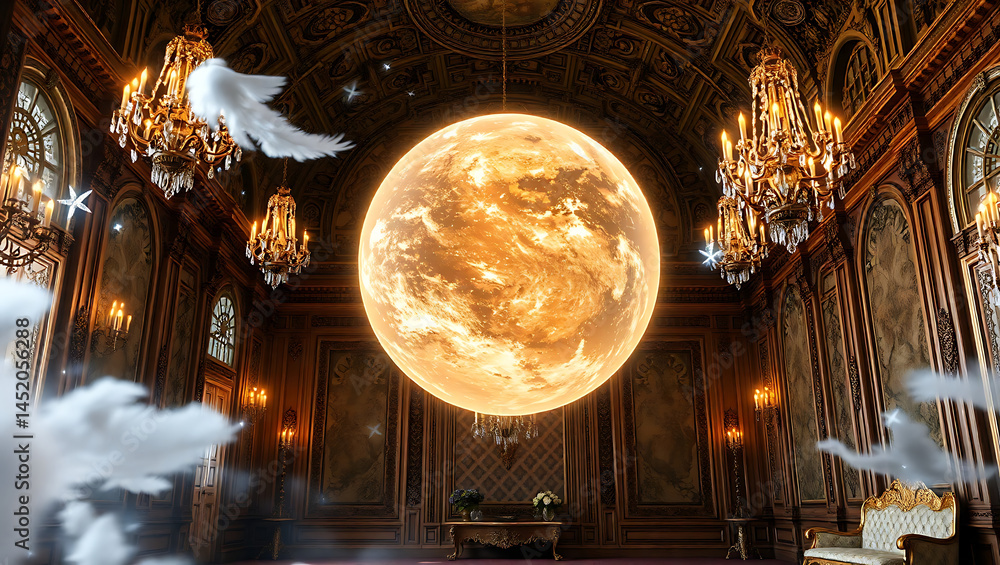 Obraz premium Environmental Awareness, Global Perspective, 8K image