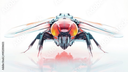 Futuristic stealth aircraft drone concept featuring a sleek streamlined design with advanced aerodynamics and propulsion technology