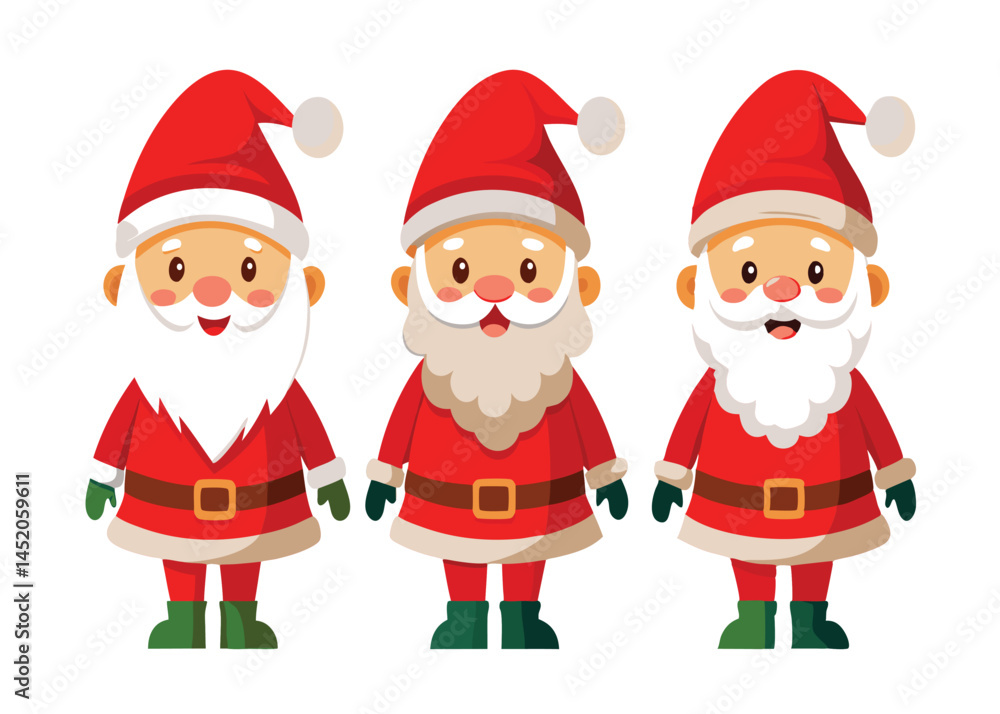 Christmas Santa Claus Vector Set
Christmas Santa Claus Vector Set