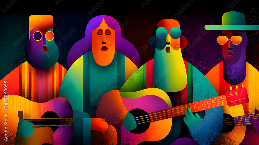 Fototapeta premium World Music Day: Uniting People Across the Globe Through the Universal Language of Music 