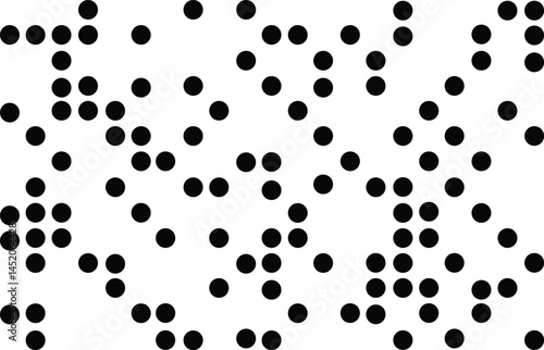 High-Contrast Vector Poster – QR Labels for Wall Display.

