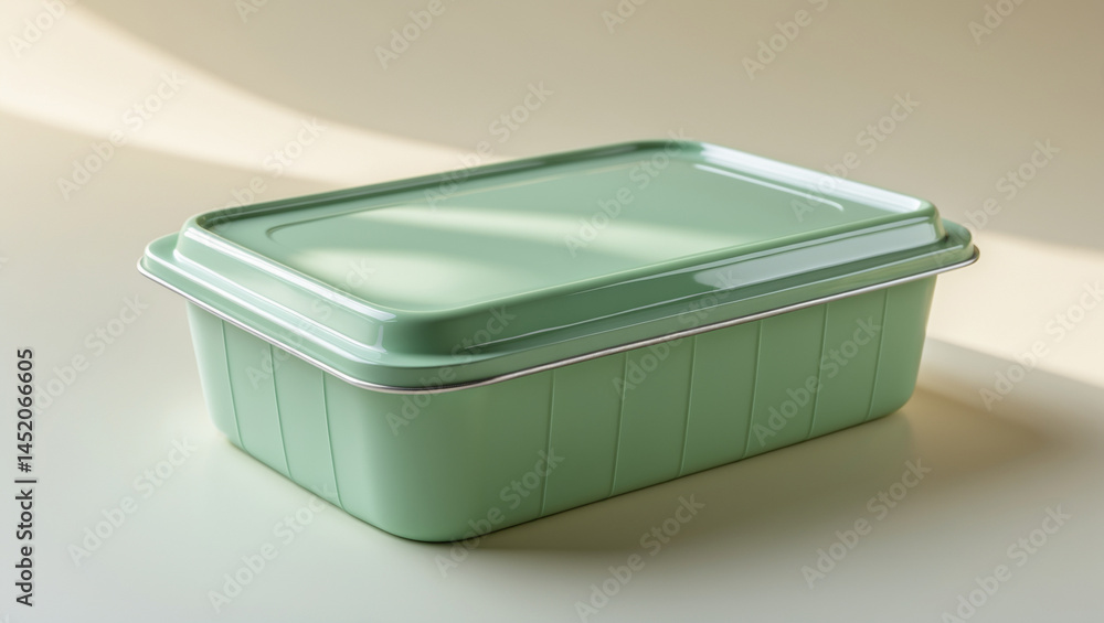 Mint Green Food Box on White Background – Fresh Modern Packaging Mockup in 4K Mint Green Food Box on White Background – Fresh Modern Packaging Mockup in 4K