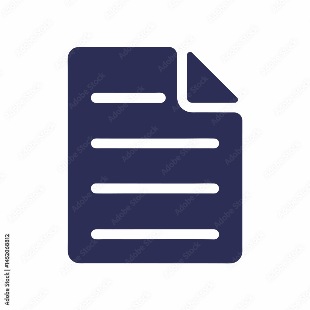 Document & Paper Sheet Silhouettes Office Vector Icons Collection. Document & Paper Sheet Silhouettes Office Vector Icons Collection.