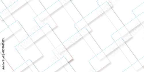 abstract background with white lines. White floor tiles abstract layers smooth 3d shadow vector design wallpaper. abstract white geometric background