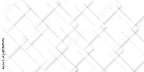 abstract background with white lines. White floor tiles abstract layers smooth 3d shadow vector design wallpaper. abstract white geometric background