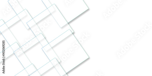 Colorful White floor tiles abstract layers smooth 3d shadow vector design wallpaper. abstract white geometric background	