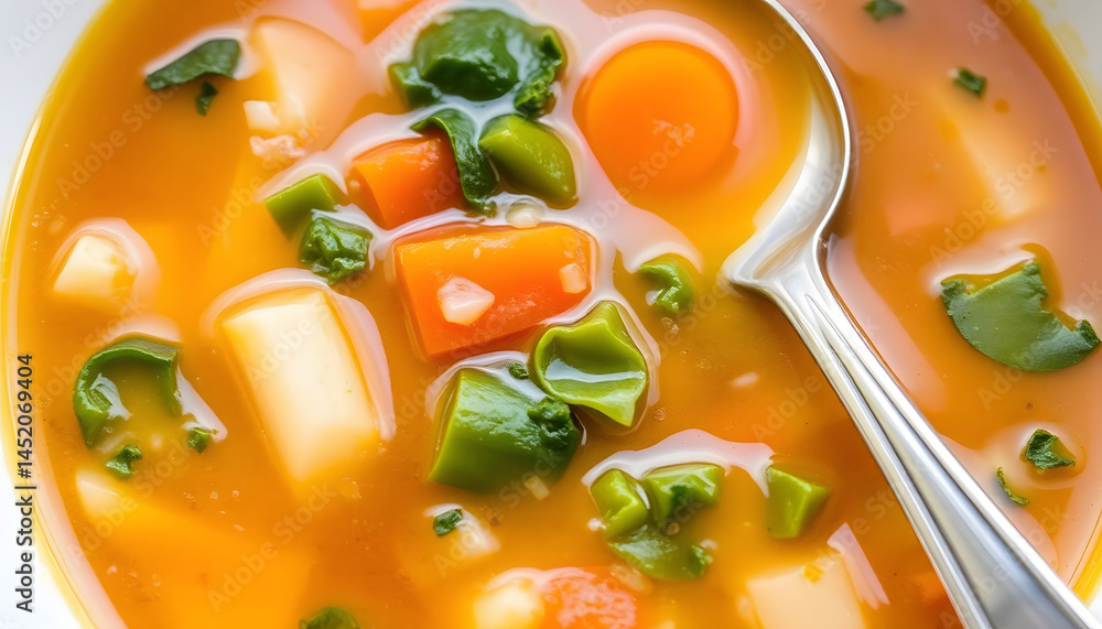 Vegetable Soup. with white shades Vegetable Soup. with white shades