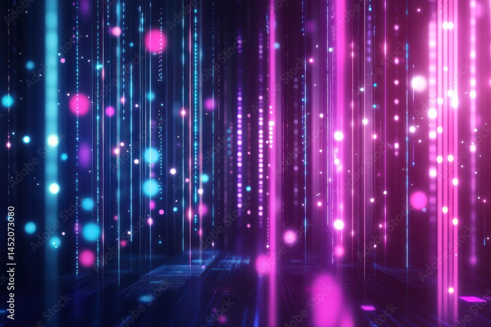 Abstract neon light streaks Abstract neon light streaks