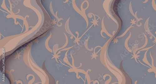 seamless pattern with embroidery pattern