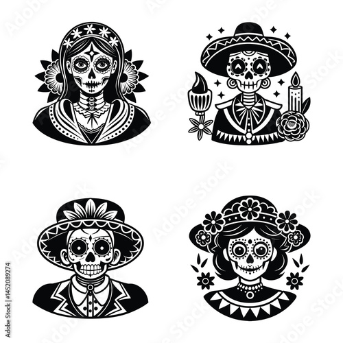 halloween  Día de los Muertos svg