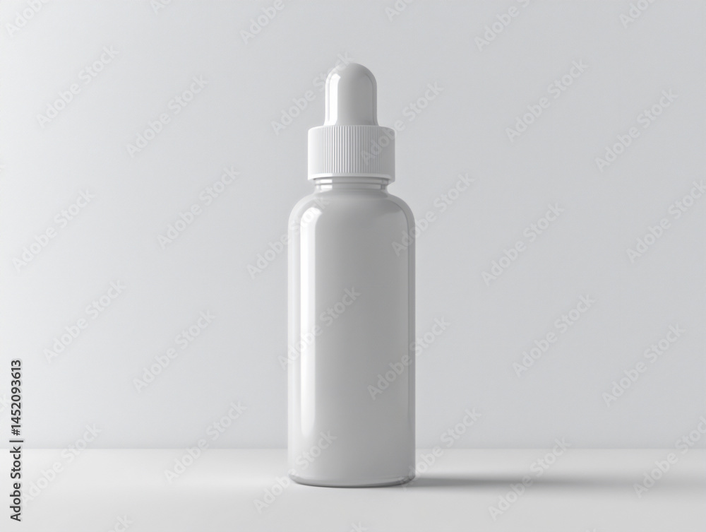minimalist white serum bottle clean lines simplicity minimalist white serum bottle clean lines simplicity