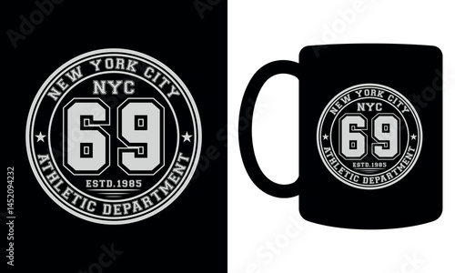 NYC 69 typography mug design