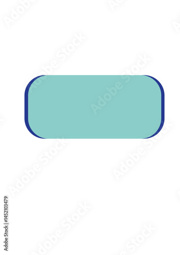 Rectangular text frame, highlighter, die,