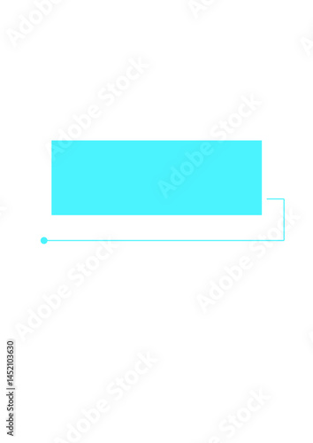 Rectangular text frame, highlighter, die,