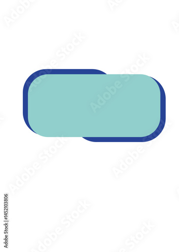 Rectangular text frame, highlighter, die,