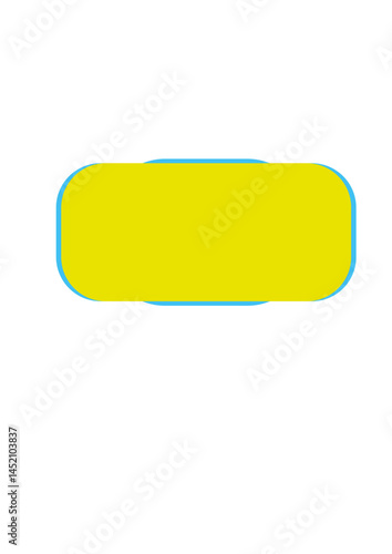Rectangular text frame, highlighter, die,