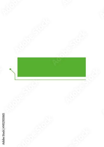 Rectangular text frame, highlighter, die,