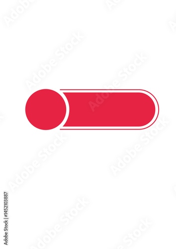 Rectangular text frame, highlighter, die,