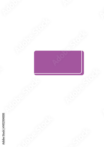 Rectangular text frame, highlighter, die,