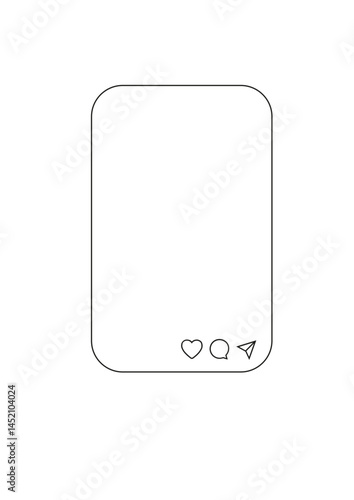 phone, messenger, text frame, highlighter, die,