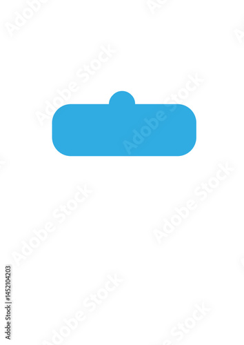 Rectangular frame for inscriptions and text, separator die, die