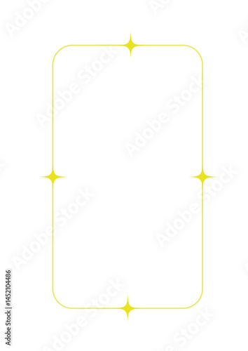 gold frame for text, highlighter, die,