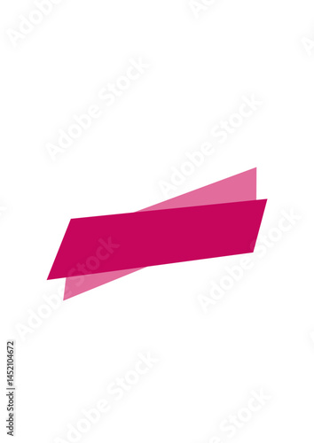 Rectangular text frame, highlighter, die,