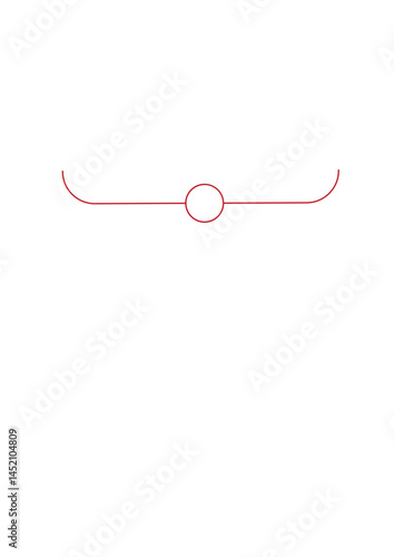 Rectangular text frame, highlighter, die,
