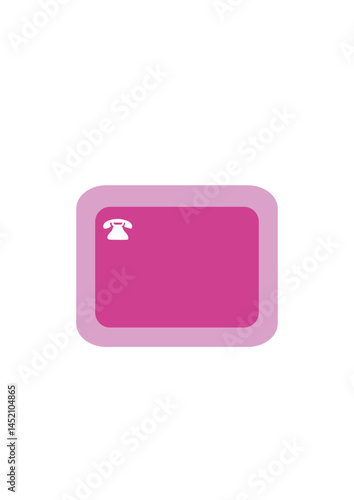 phone, messenger, text frame, highlighter, die,