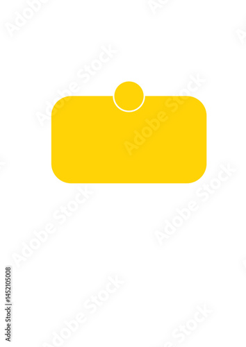 Rectangular text frame, highlighter, die,