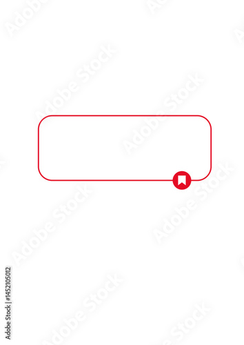 Rectangular text frame, highlighter, die,