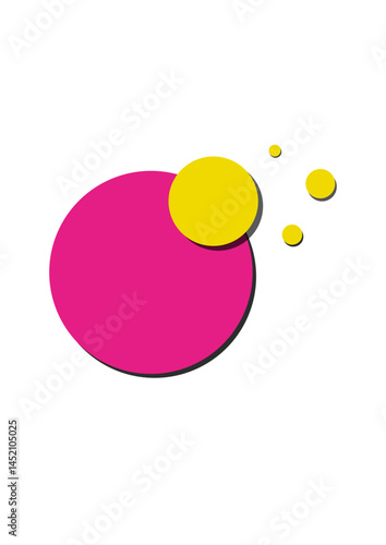 round frame for text, highlighter, die,