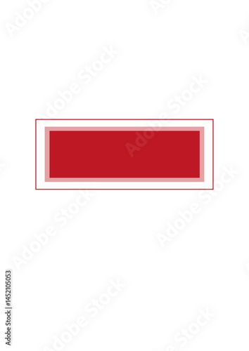 Rectangular text frame, highlighter, die,