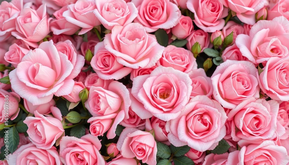 A lush backdrop of soft pink roses, petals overlapping in gentle layers, soft, rose texture A lush backdrop of soft pink roses, petals overlapping in gentle layers, soft, rose texture