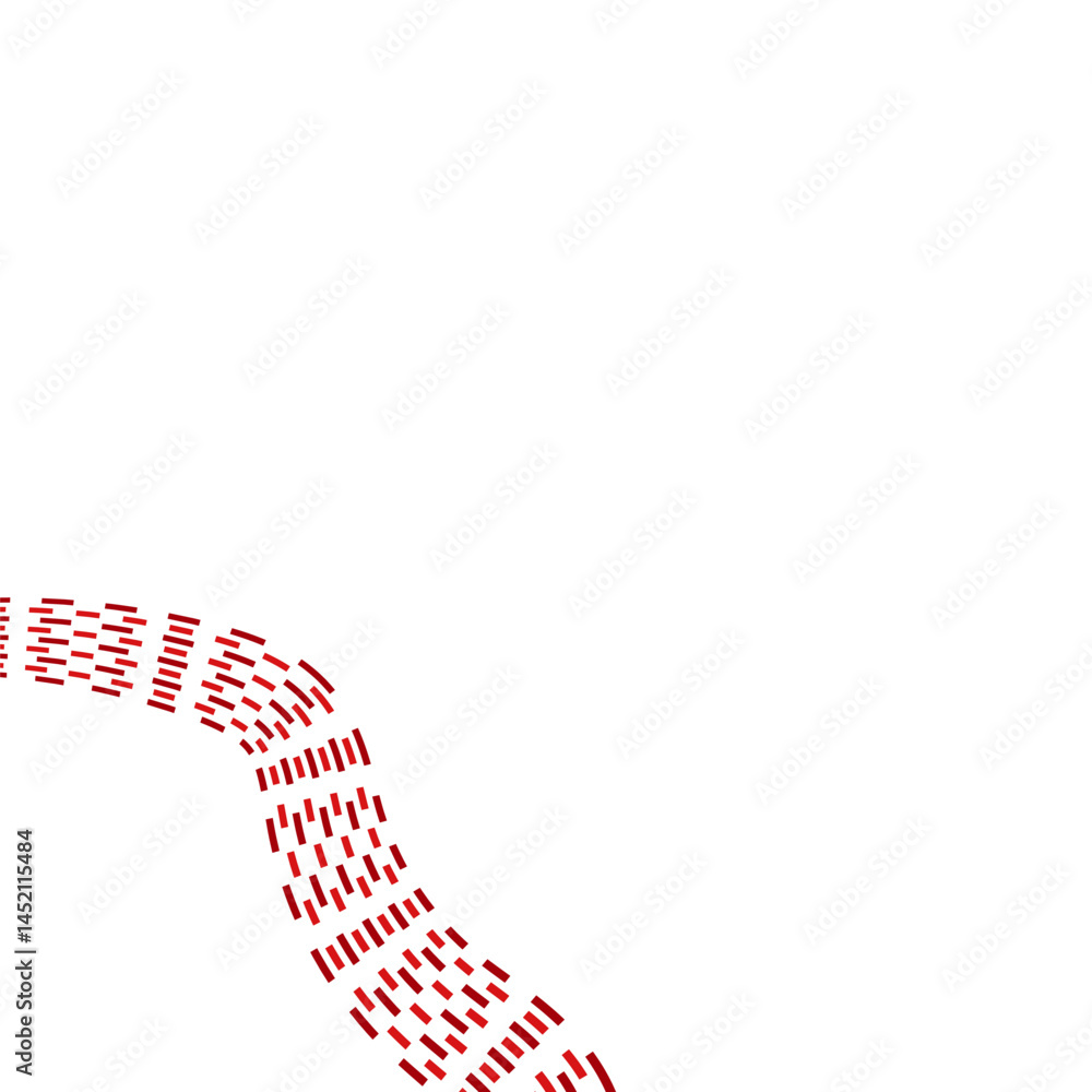 Obraz premium Dashline Corner Minimalist