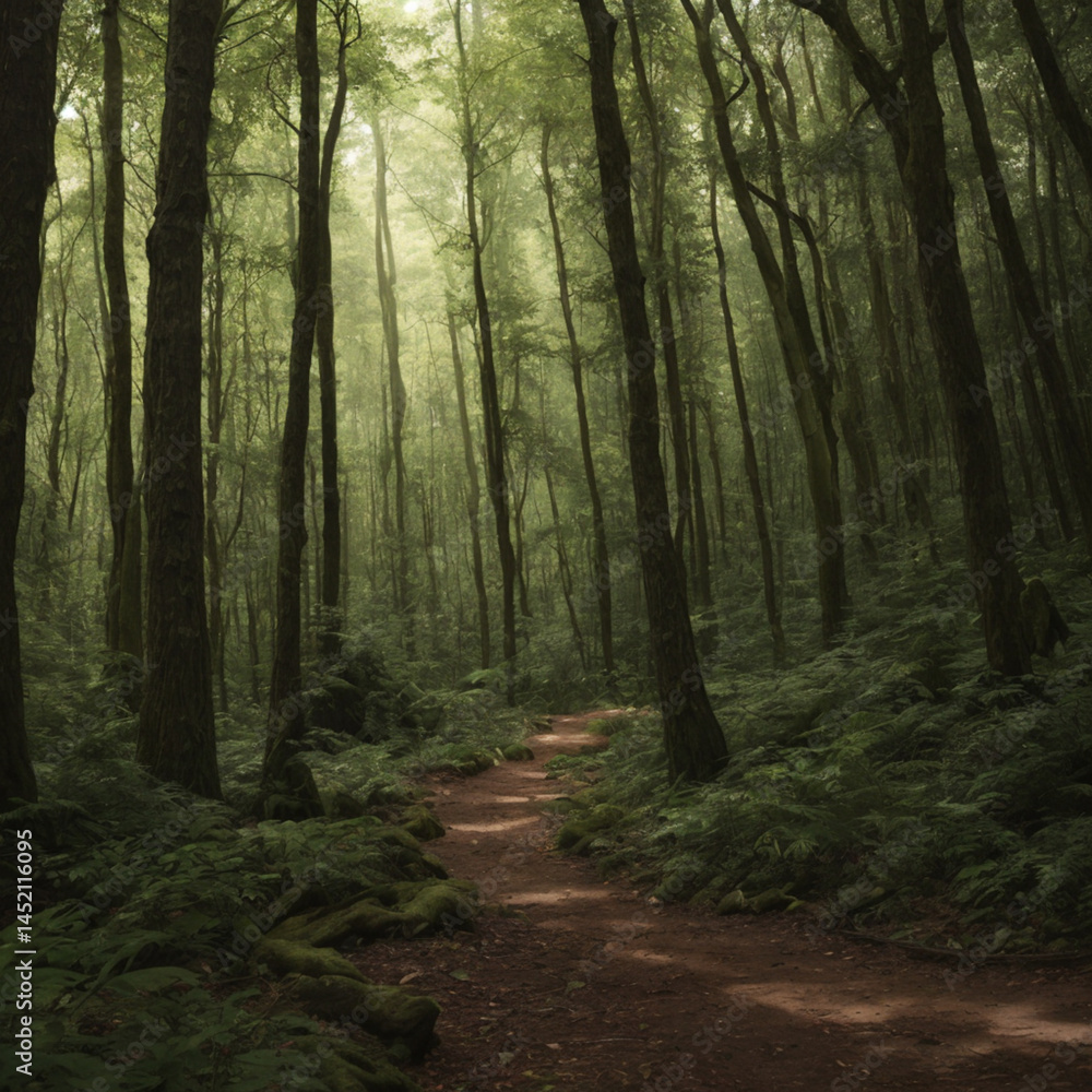 Fototapeta premium Into the Heart of the Woods