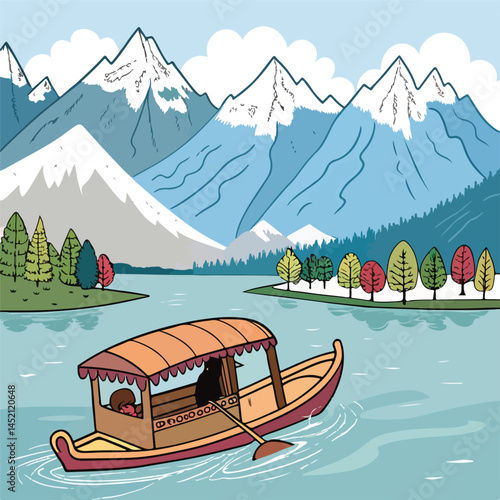 winter mountain landscape