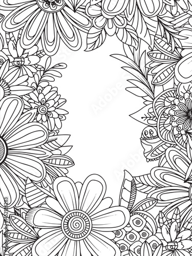 Ornamental Botanical Mandala Artwork